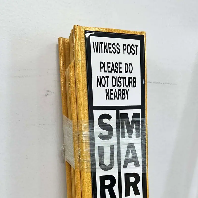 Witness Post – 60″ Fiberglass – Orange