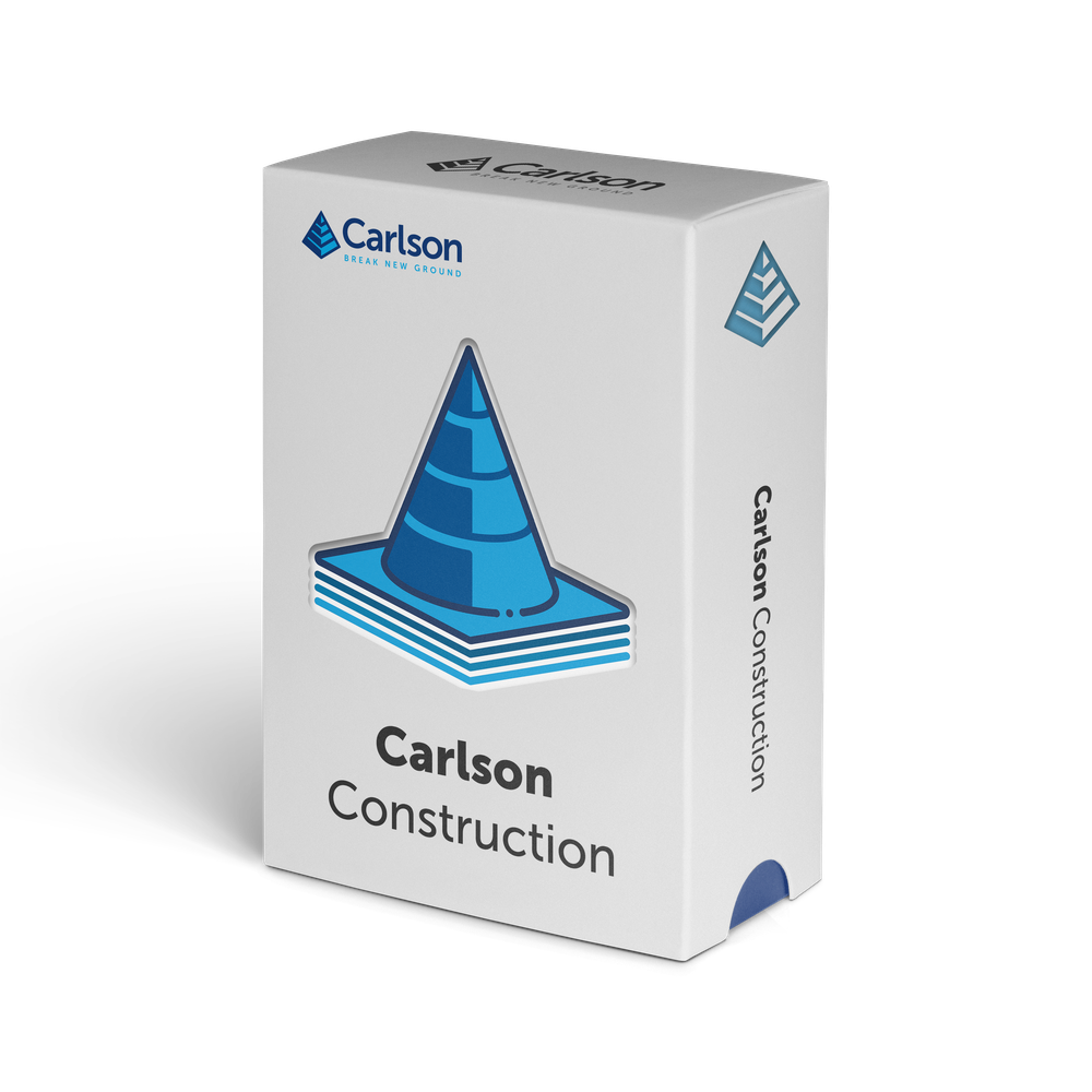 Carlson Construction 2027 software box – earthwork takeoff and construction estimating software