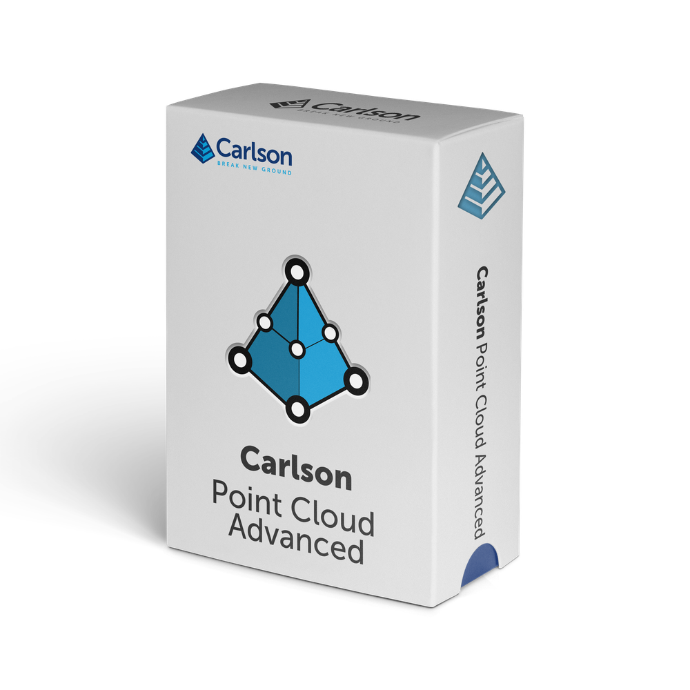 Carlson Point Cloud Advanced 2027 software box – point cloud feature extraction software