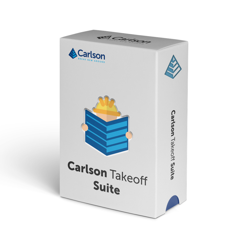 Carlson Takeoff Suite 2027 software box – construction estimating and takeoff software bundle