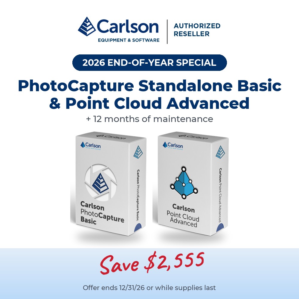 Carlson ES 2026 End-of-Year Special: photocapture point cloud advanced