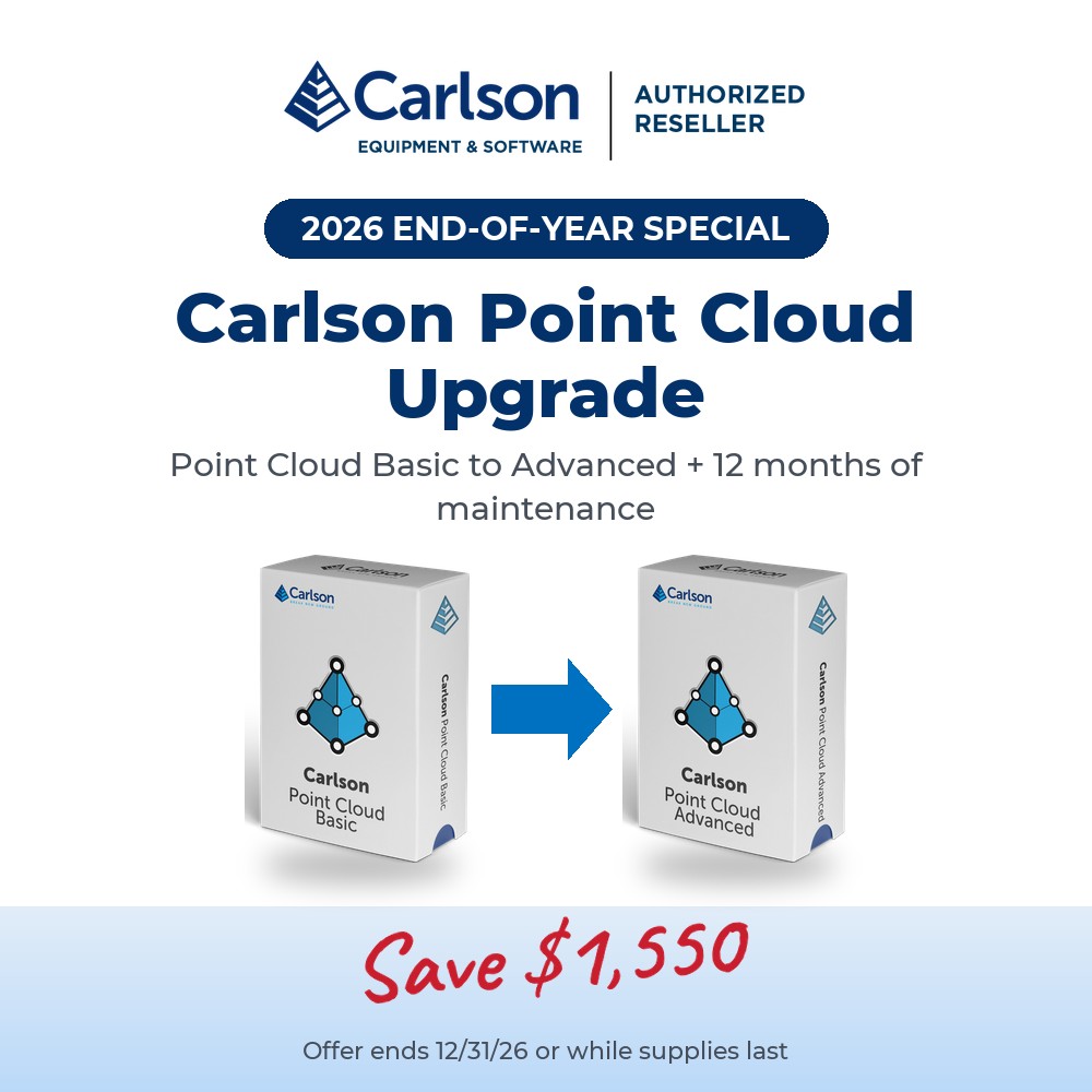Carlson ES 2026 End-of-Year Special: point cloud upgrade